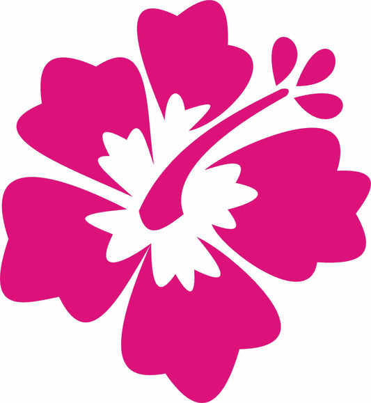 Aufkleber Hibiskusblüte Auto Wohnmobil Dekor