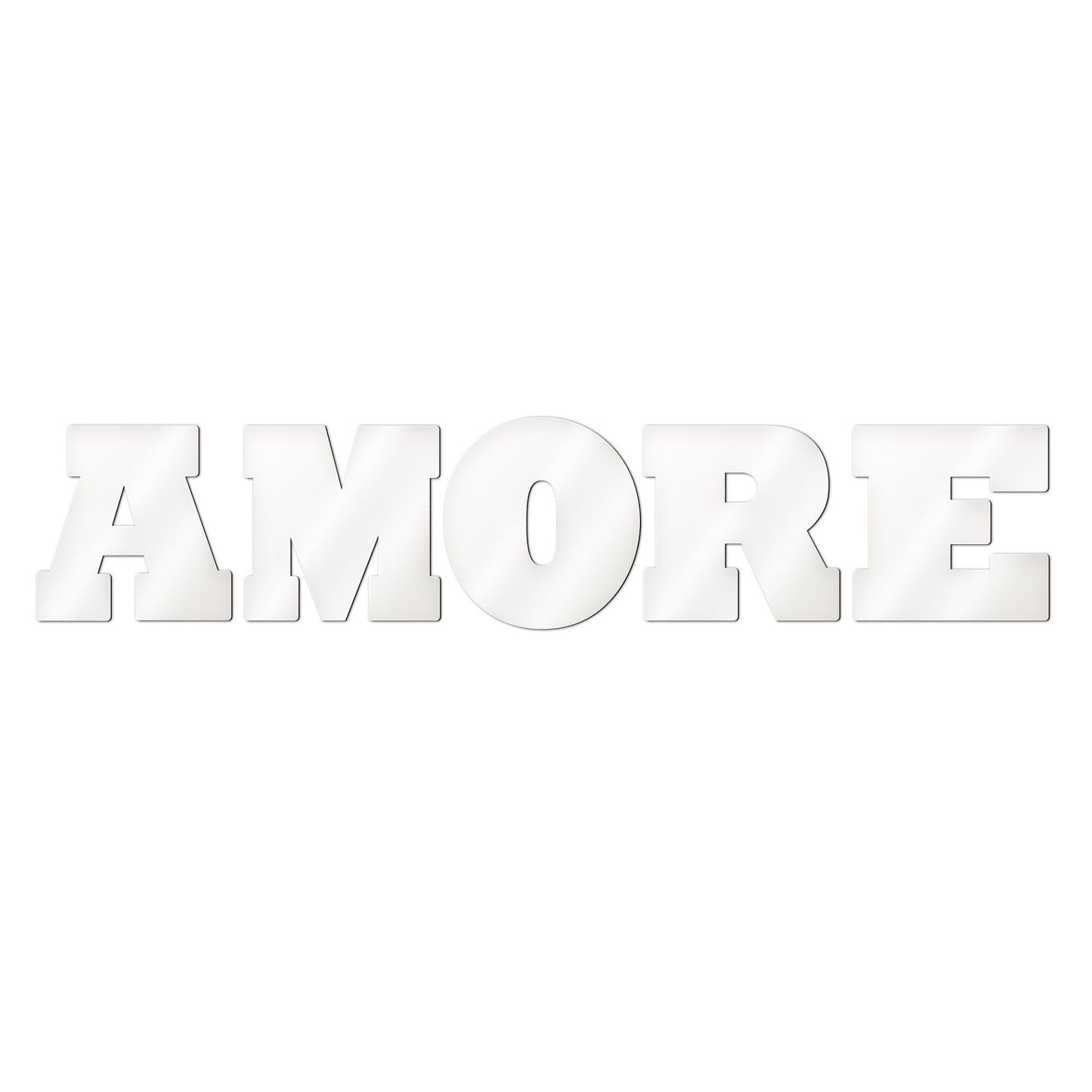 Sublistar® MDF single letter set AMORE