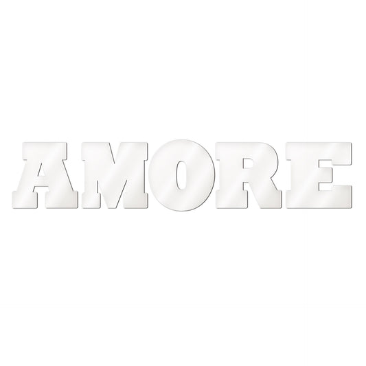 MDF Buchstaben Set AMORE bedruckbar Deko Love