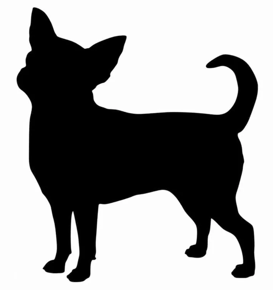 Aufkleber Hund Chihuahua