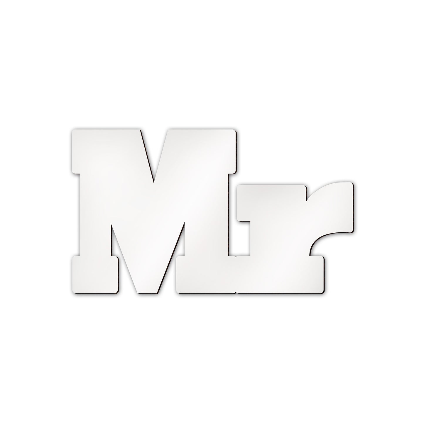 Sublistar® MDF lettering Mr