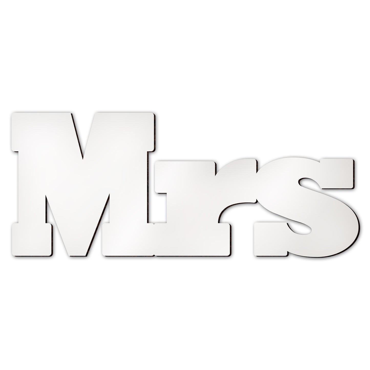Sublistar® MDF lettering Mrs