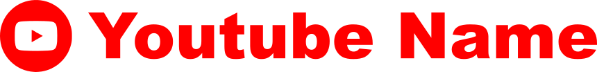 Aufkleber Youtube Dein Name