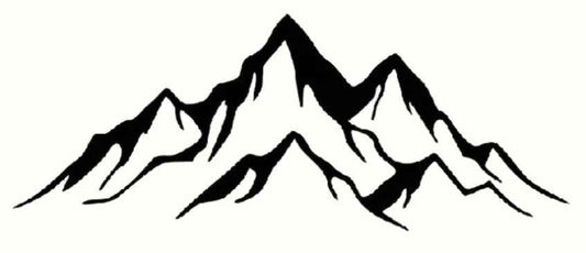 Aufkleber Landschaft Berge Decal Auto Wohnmobil Dekor