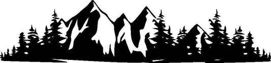 Aufkleber Landschaft Berge Decal Auto Wohnmobil Dekor