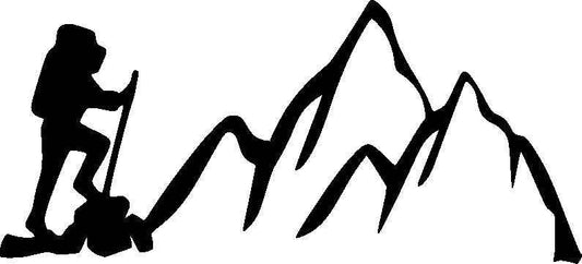 Aufkleber Landschaft Berge Wandern Decal Auto Wohnmobil Dekor