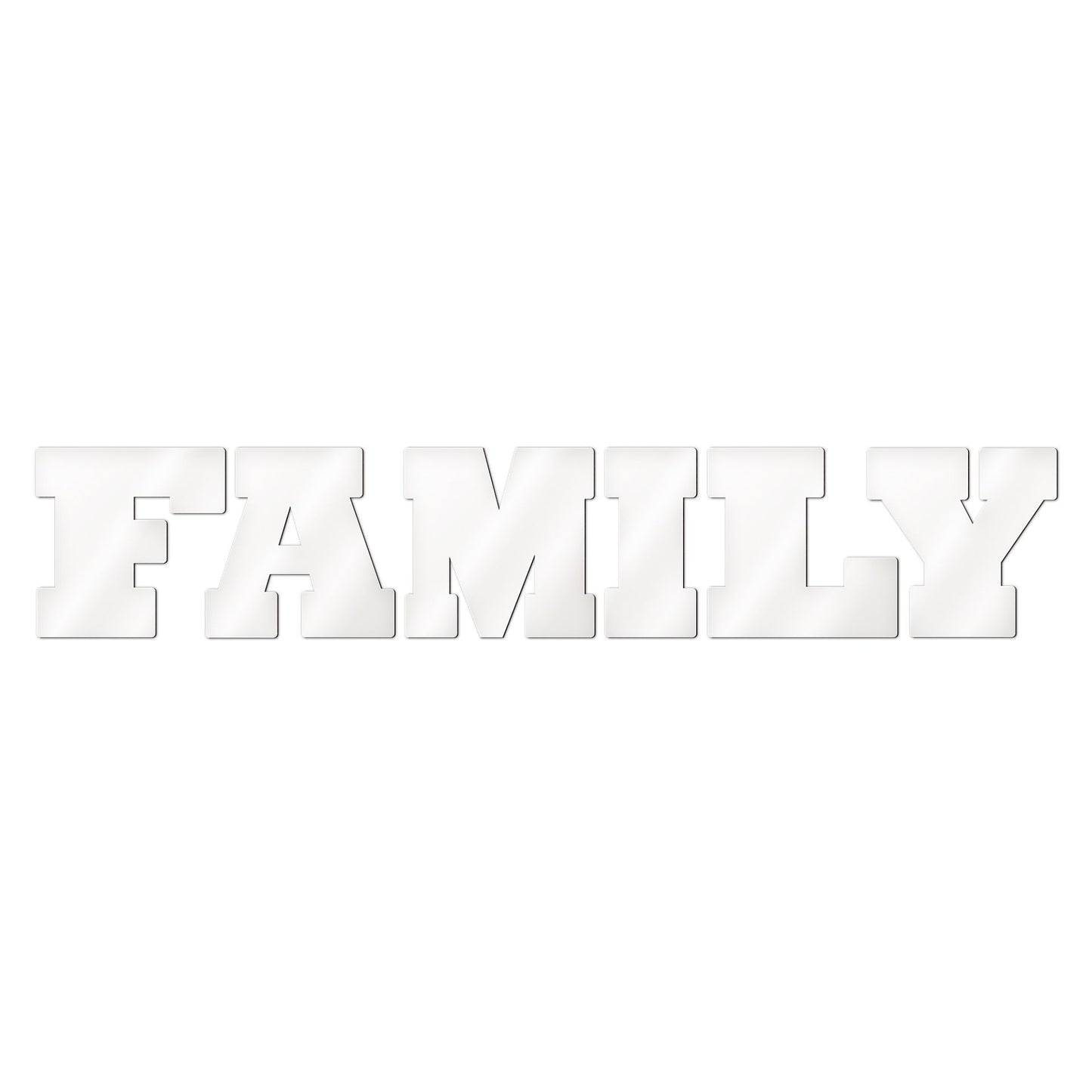 Sublistar® MDF single letter set FAMILY
