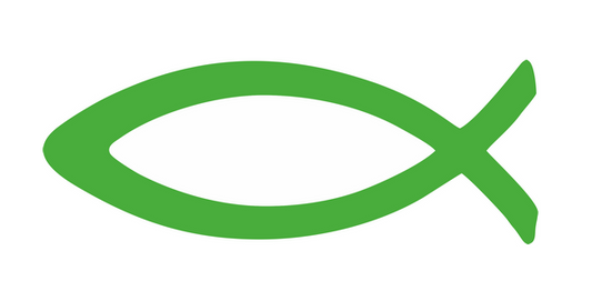 Aufkleber Fisch Symbol