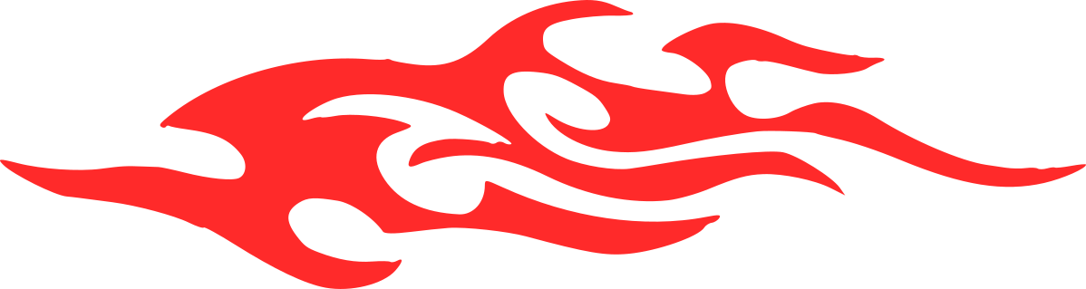 Aufkleber Tribal Flammen