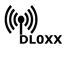 Aufkleber Funkturm mit Rufzechen