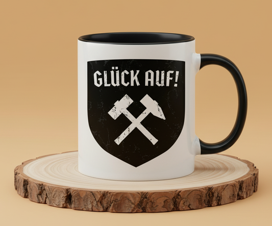 Keramiktasse Motiv Glück Auf Zeche Ruhrpott