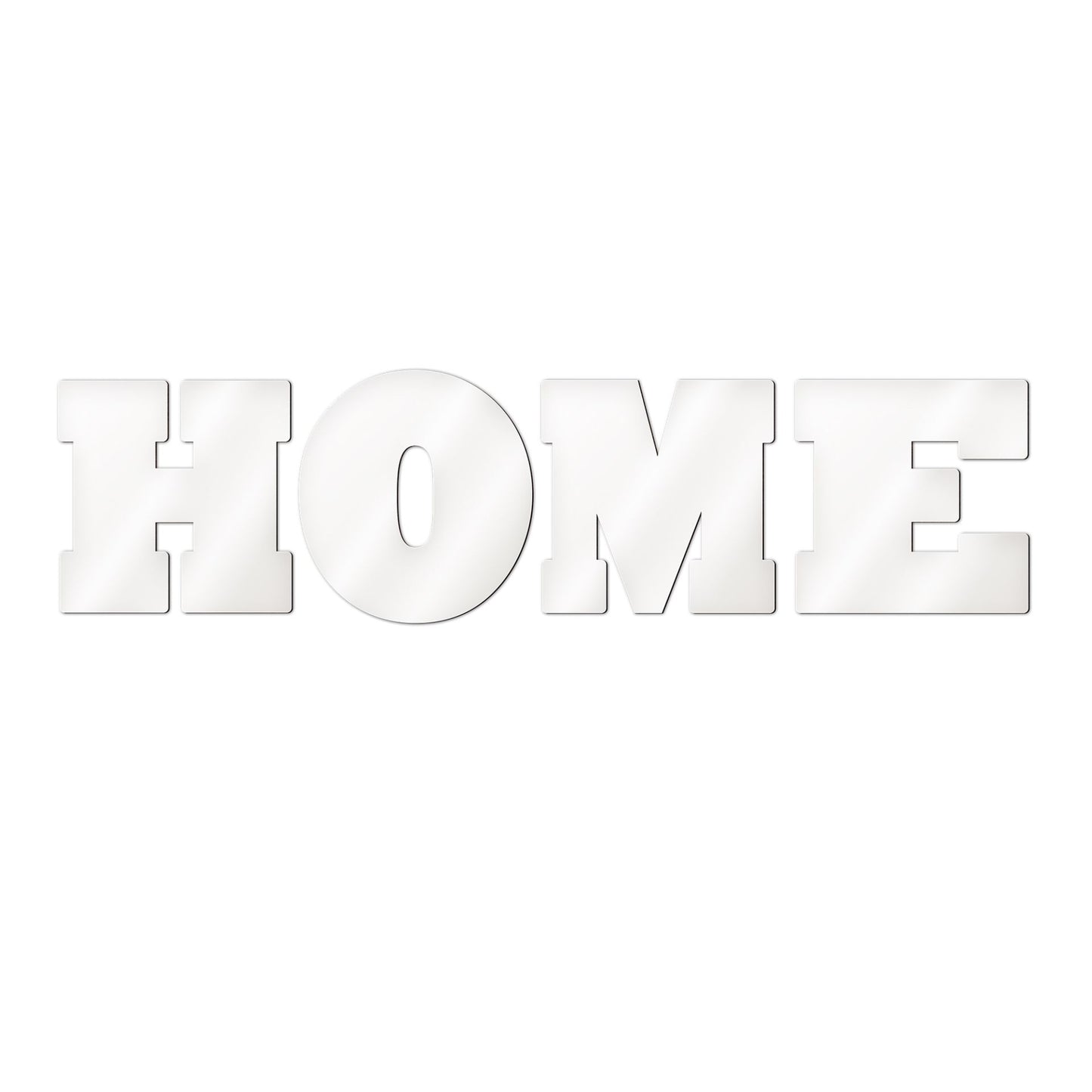 Sublistar® MDF single letter set HOME