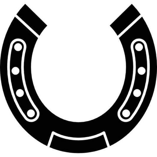 Aufkleber Hufeisen Glücksbrnger