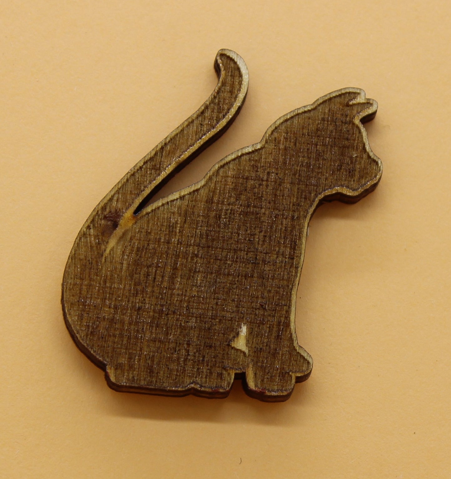 Holz-Magnetpin Katze