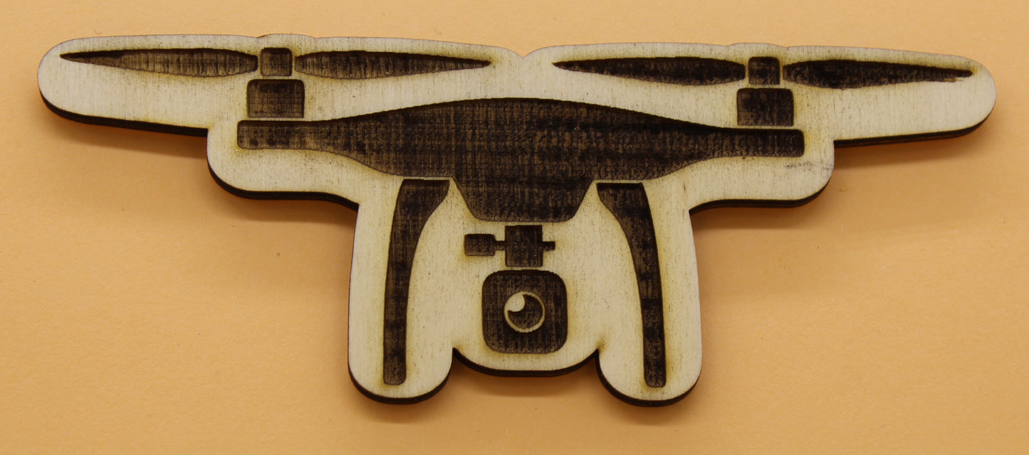 Wooden Magnetic Pin Drone