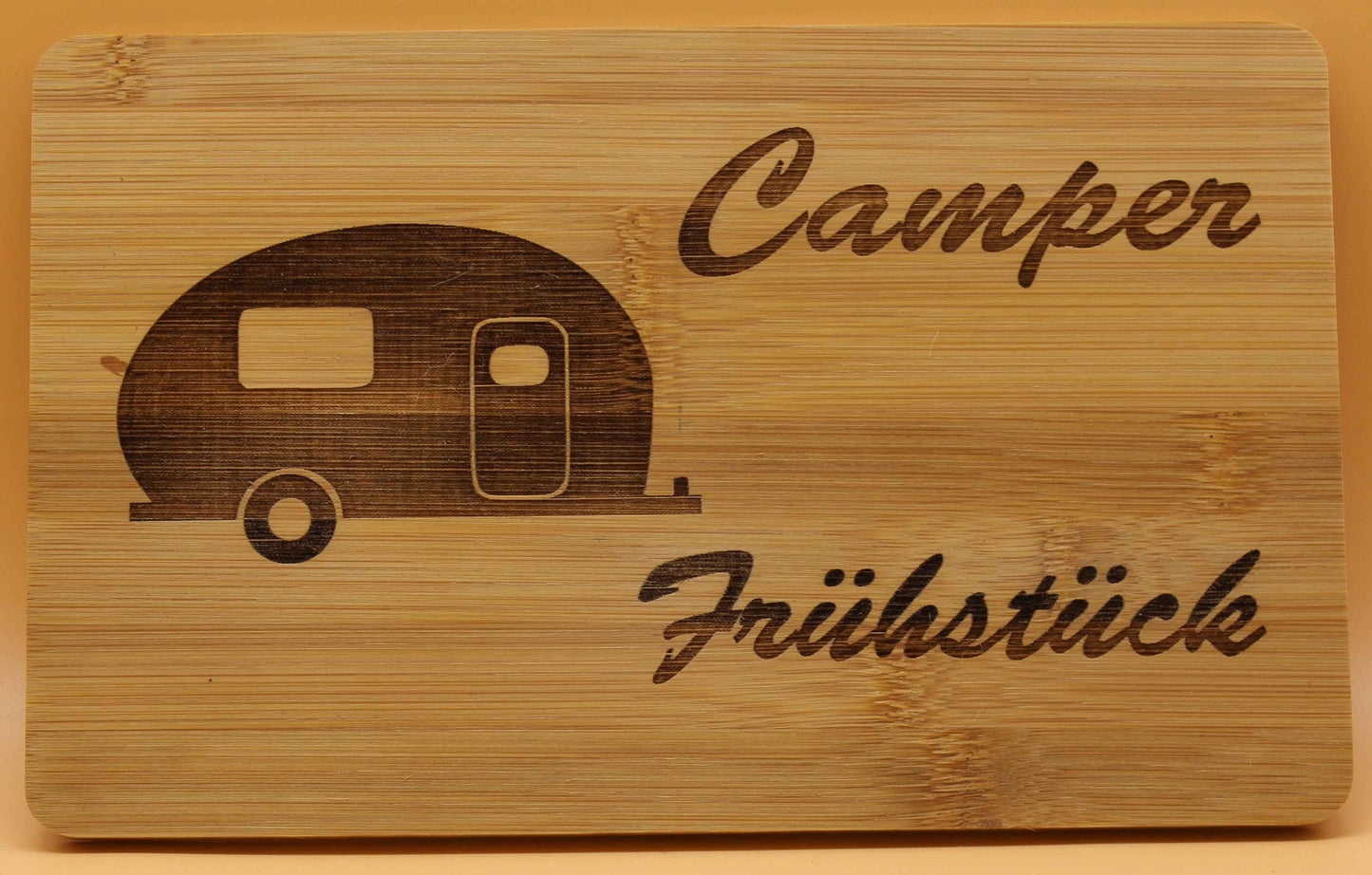 Frühstücksbrett Camping Wohnwagen