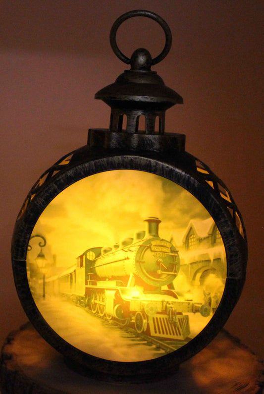 Laterne Farbe Vintage Harry Potter Optik large mit LED