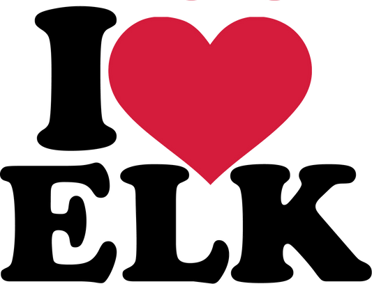 Aufkleber I Love Ech