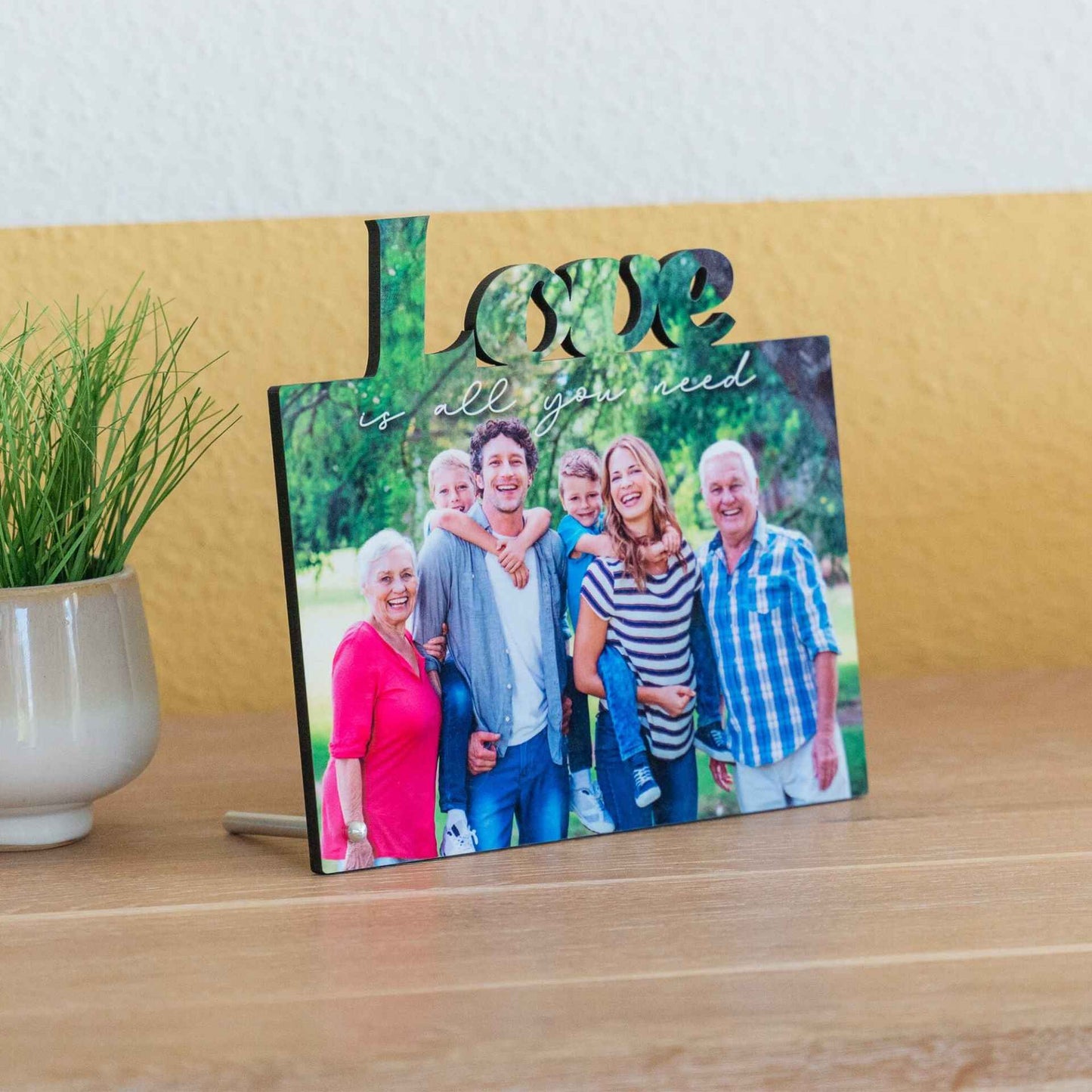 ChromaLuxe Wandtafel weiß-glänzend