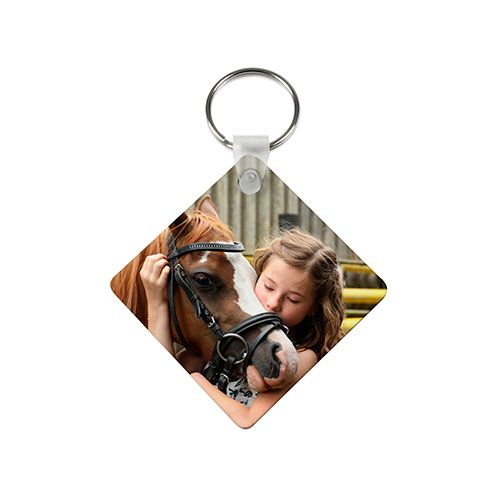 Sublistar® MDF keychain white glossy