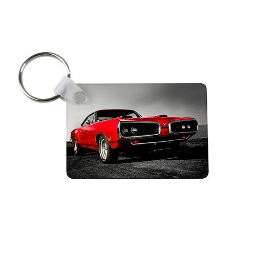 Sublistar® MDF keychain white glossy