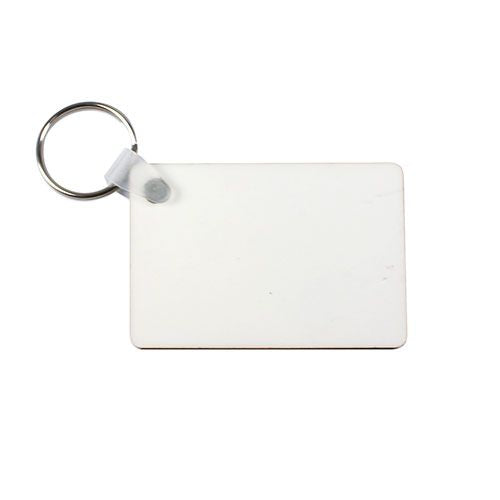 Sublistar® MDF keychain white glossy
