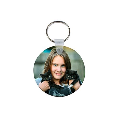 Sublistar® MDF keychain white glossy