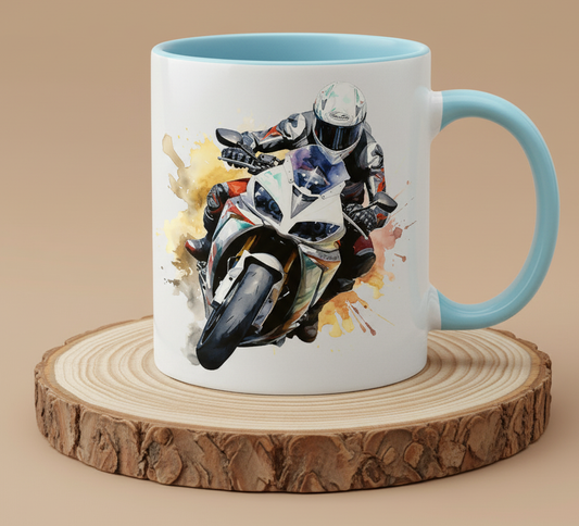 Keramiktasse Motiv Motorrad