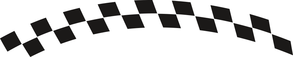 Aufkleber Rennflagge