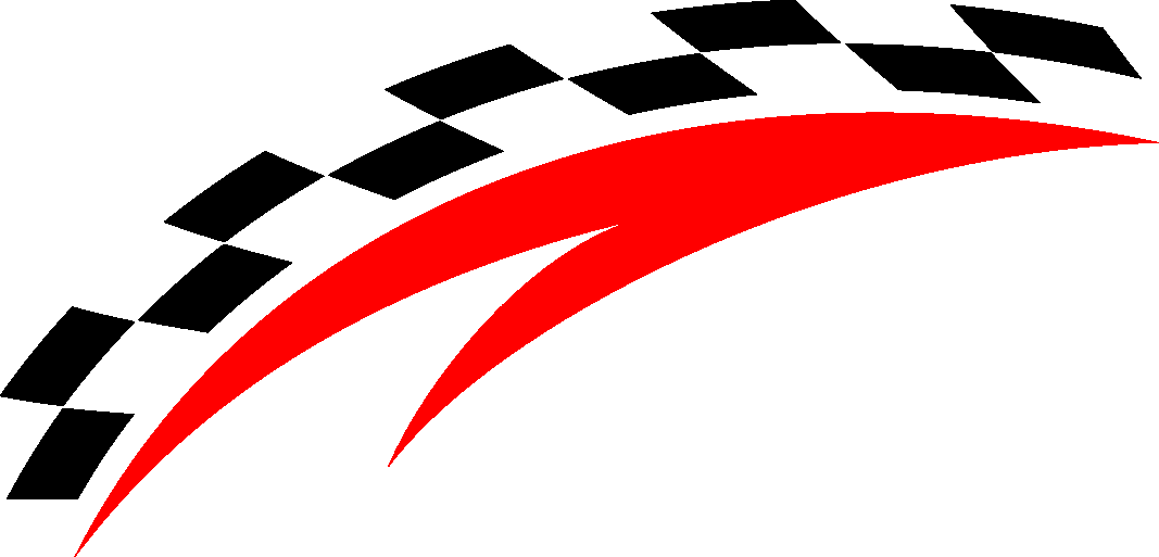Aufkleber Rennflagge