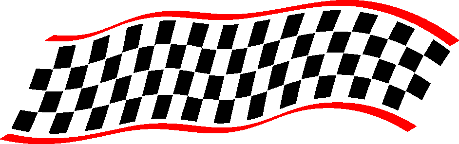 Aufkleber Rennflagge