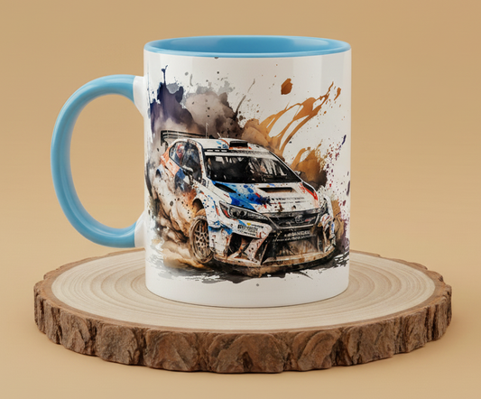 Keramiktasse Rally Auto
