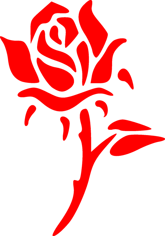 Aufkleber Rose Auto Wohnmobil Dekor