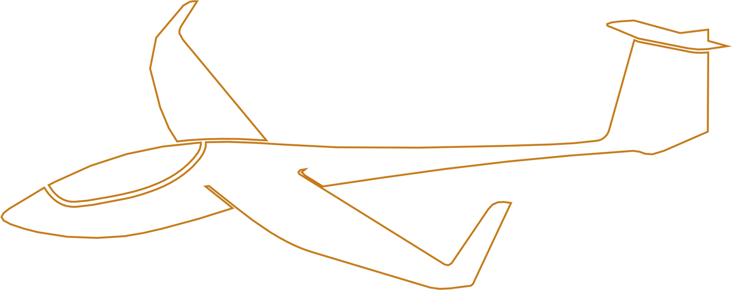 Aufkleber Segelflieger