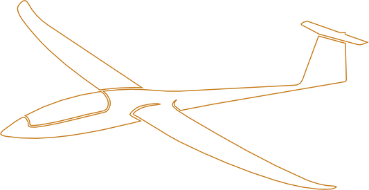 Aufkleber Flugzeug Segelflugzeug Modellfliegen Hobby