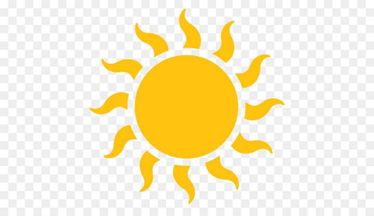 Aufkleber Sonne