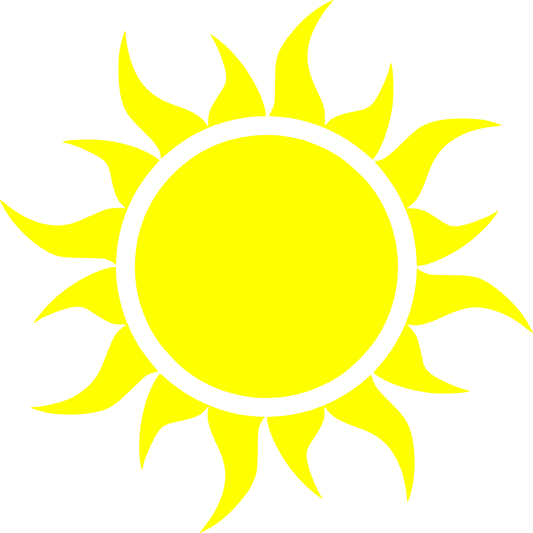 Aufkleber Sonne