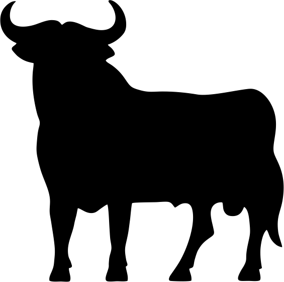 Aufkleber Stier