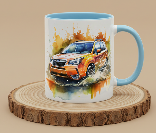 Keramiktasse Subaru Forester