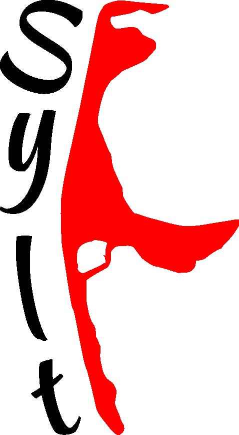 Aufkleber Sylt mit Kontur