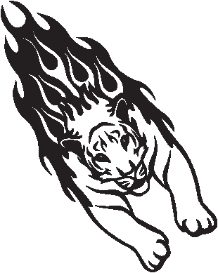 Tiger Aufkleber Decal Auto