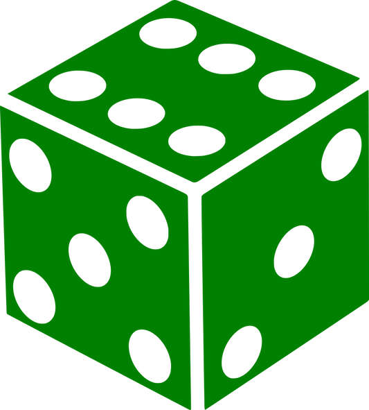 Aufkleber Würfel