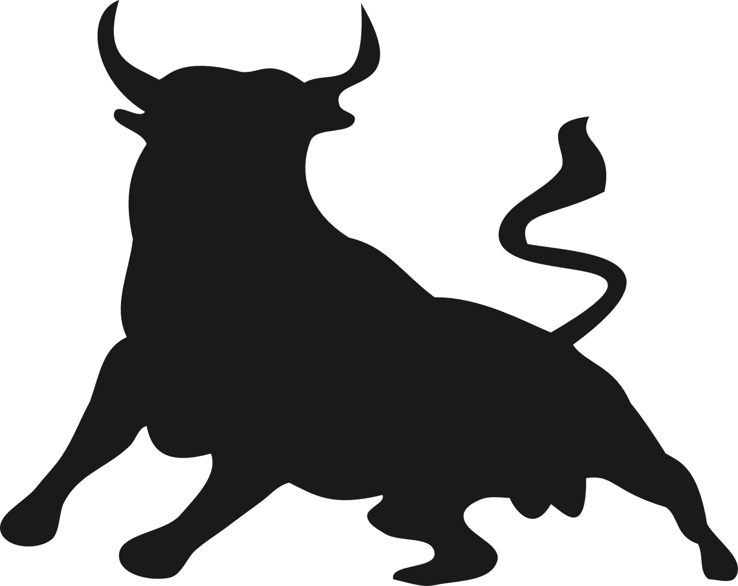 Sticker bull