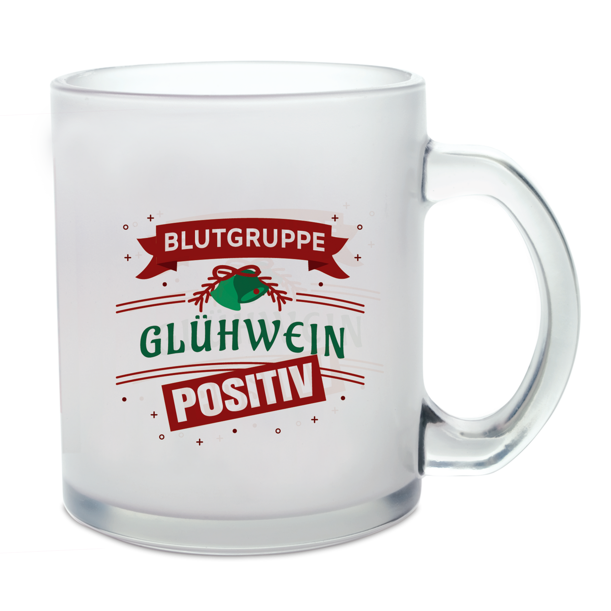 Glastasse Außenseite satiniert 10oz