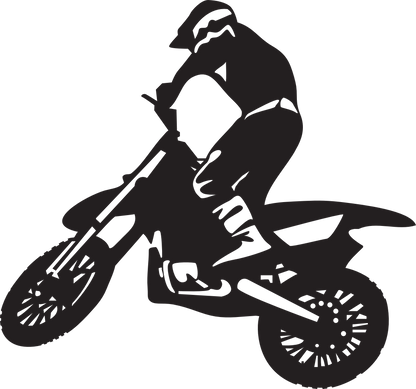 Aufkleber Vinylfolie Motorcross Sport 
