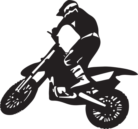 Aufkleber Motorcross
