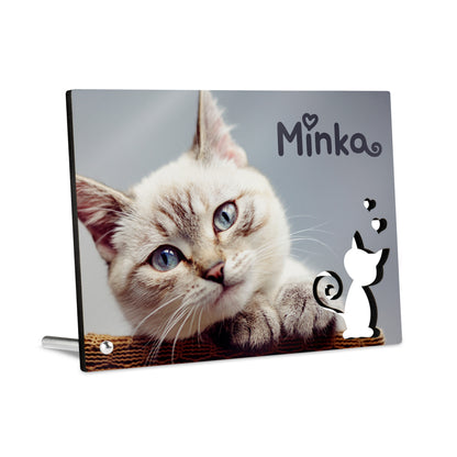 MDF Frame Katzedesign mit Aufsteller bedruckbar
