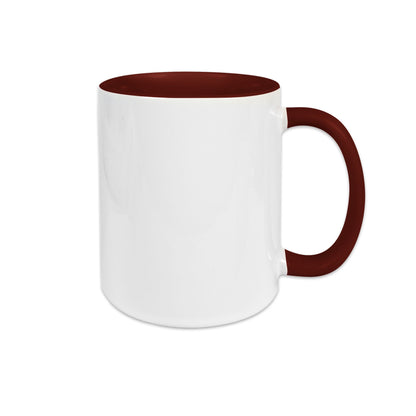 Keramiktasse TWO TONES HANDLE 11oz bordeaux