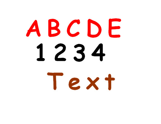 Premium Flexfolie Buchstaben , Zahlen zum Aufbügeln