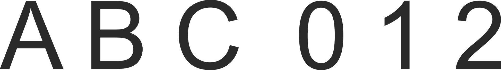 Buchstaben und Zahlen Aufkleber für Ihre Beschriftung